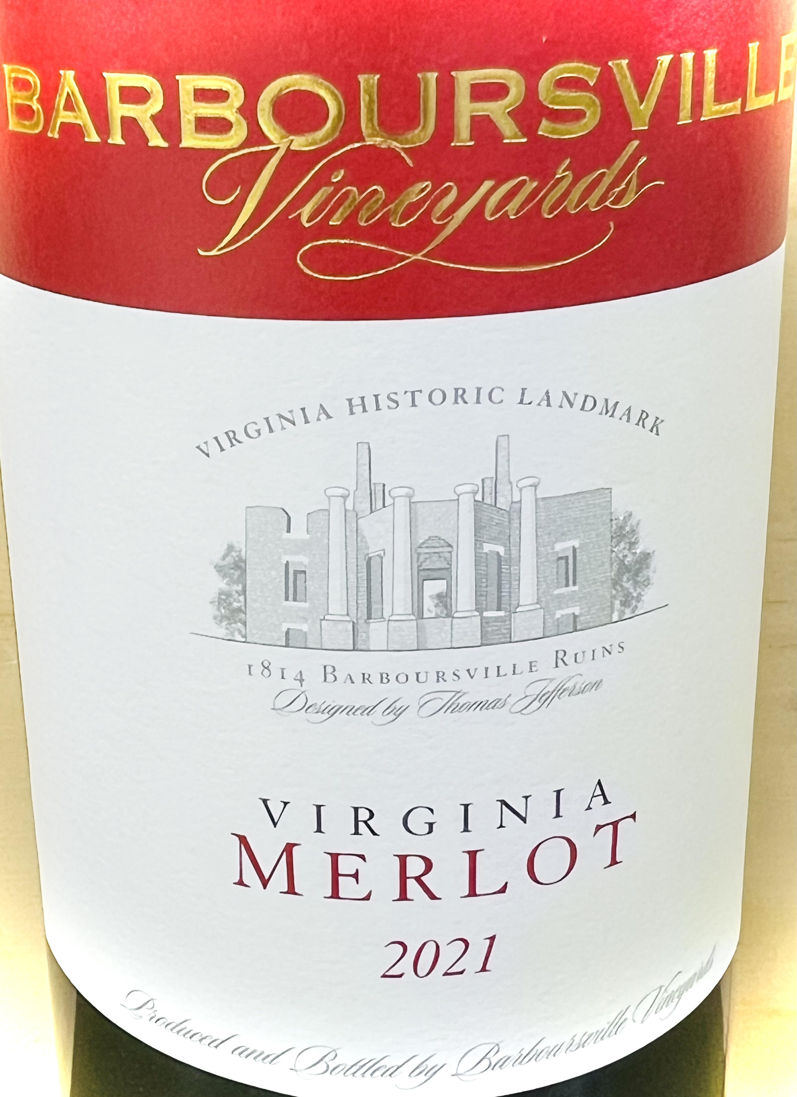 Barboursville Vineyards Merlot 2021